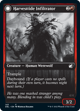 Harvesttide Infiltrator // Harvesttide Assailant [Innistrad: Double Feature]-1