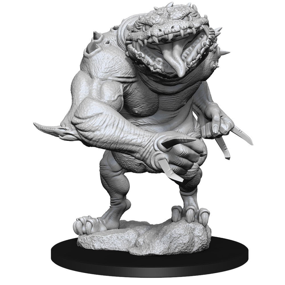D&D Nolzurs Marvelous Unpainted Miniatures Blue Slaad-1