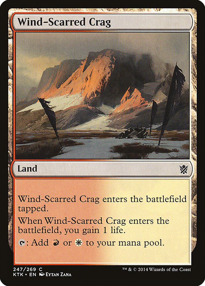 Wind-Scarred Crag [Khans of Tarkir]-1