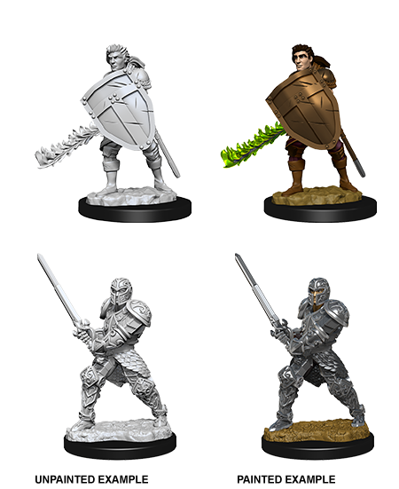 D&D Nolzurs Marvelous Unpainted Miniatures Male Human Fighter-1