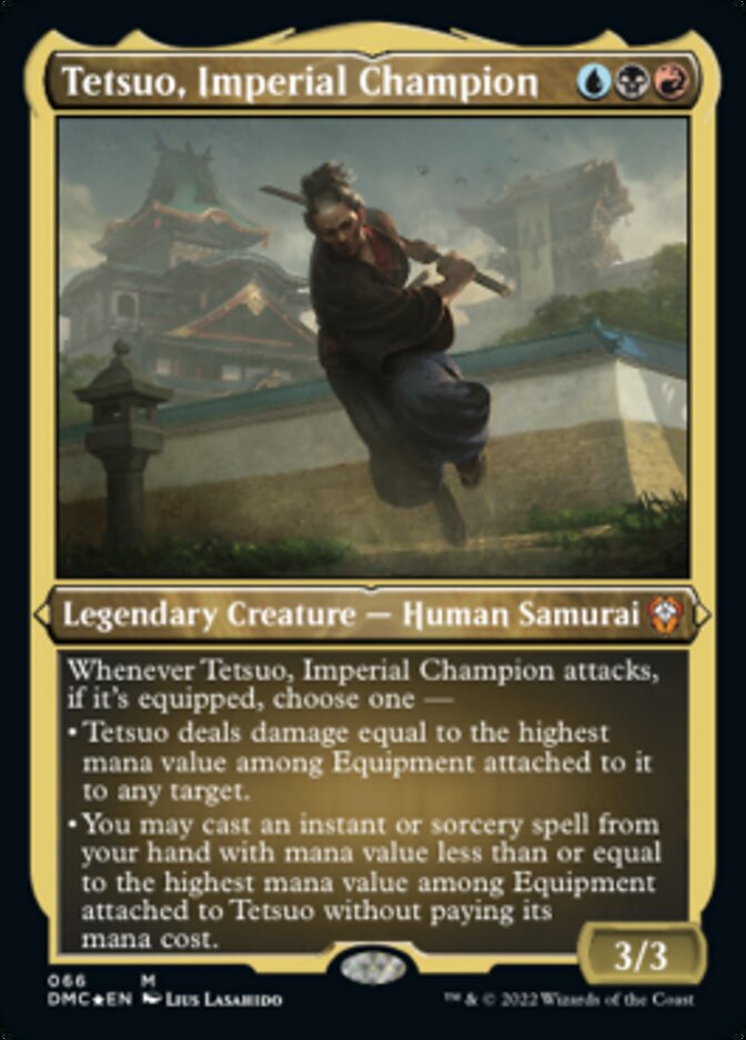 Tetsuo, Imperial Champion (Foil Etched) [Dominaria United Commander]-1