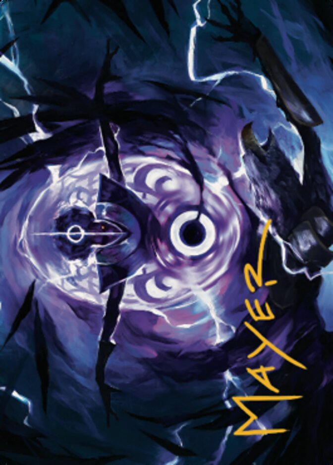 Rona's Vortex Art Card (Gold-Stamped Signature) [Dominaria United Art Series]-1