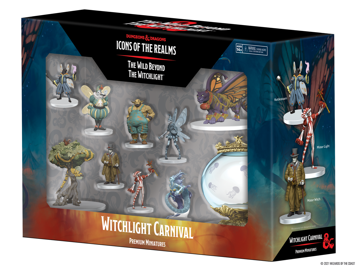 D&D Icons of the Realms Miniatures The Wild Beyond the Witchlight - Witchlight Carnival Premium Set-1