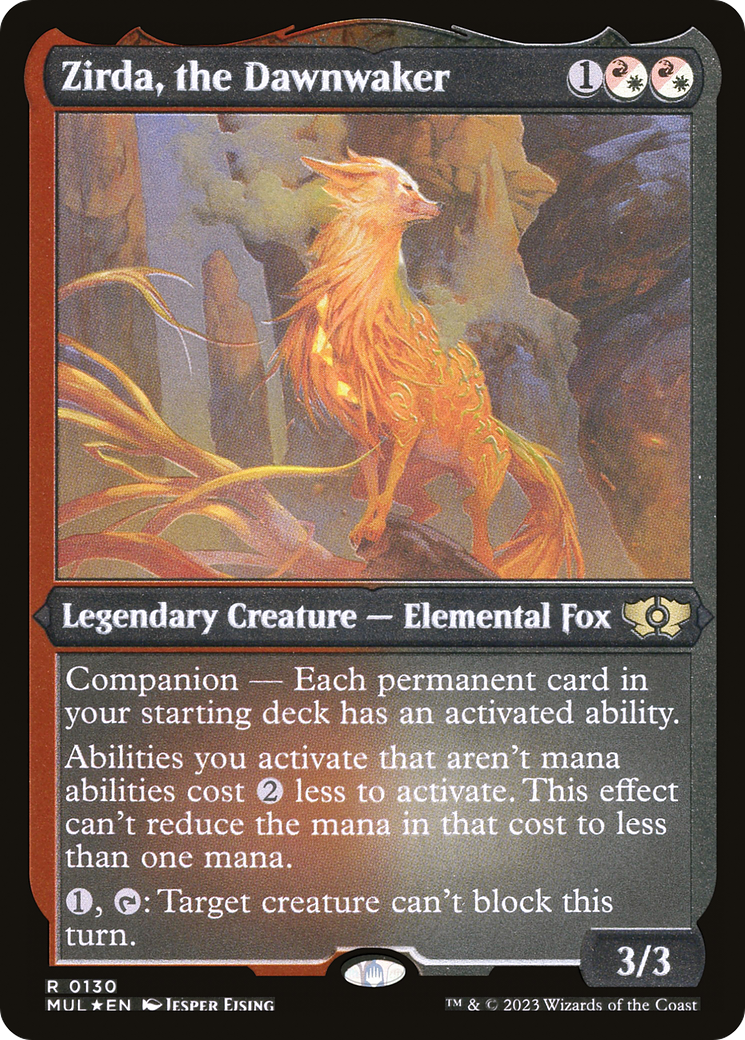 Zirda, the Dawnwaker (Foil Etched) [Multiverse Legends]-1