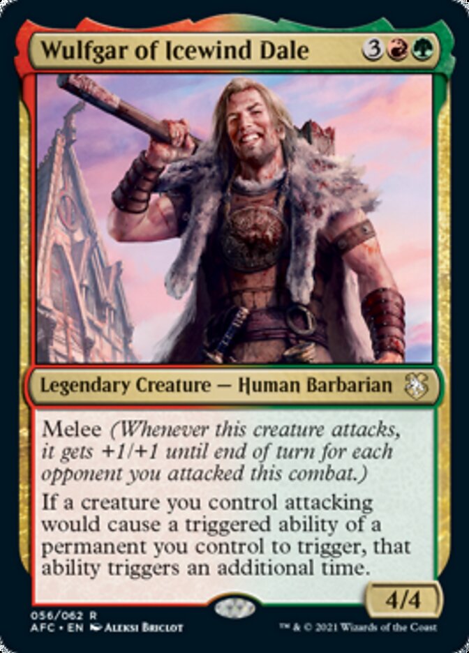 Wulfgar of Icewind Dale [Dungeons & Dragons: Adventures in the Forgotten Realms Commander]-1
