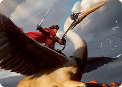 Rem Karolus, Stalwart Slayer Art Card [Innistrad: Midnight Hunt Art Series]-1