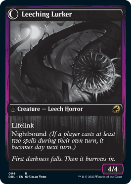 Curse of Leeches // Leeching Lurker [Innistrad: Double Feature]-2