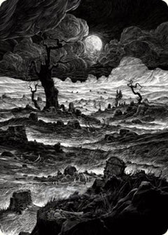 Plains 1 Art Card [Innistrad: Crimson Vow Art Series]-1