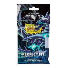Sleeves - Dragon Shield - Perfect Fit 100/pack Japanese Size Clear-1
