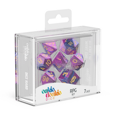 Oakie Doakie Dice RPG Set GemiDice - Amethyst (7)-1