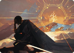 Aragorn, the Uniter Art Card [The Lord of the Rings: Tales of Middle-earth Art Series]-1