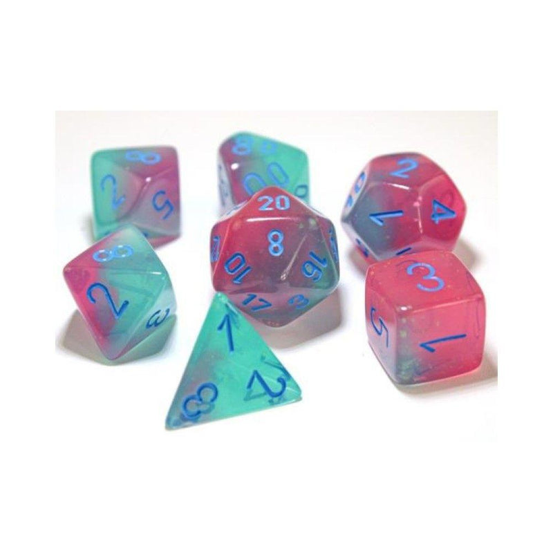 30023 Luminary Gemini Polyhedral Gel Green-Pink/blue 7-Die Set-1