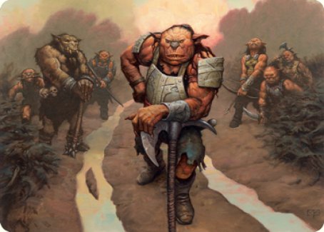 Hobgoblin Bandit Lord Art Card [Dungeons & Dragons: Adventures in the Forgotten Realms Art Series]-1
