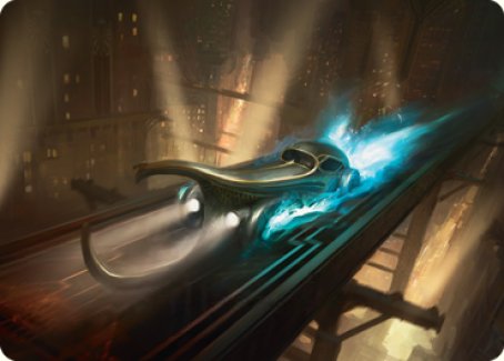 Run Out of Town Art Card [Streets of New Capenna Art Series]-1