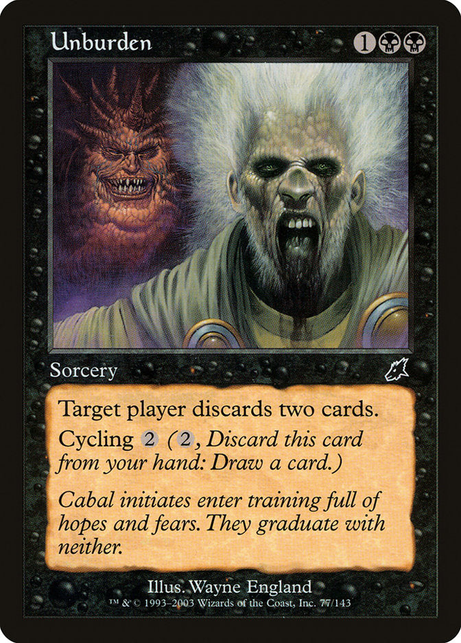 Unburden [Scourge]-1