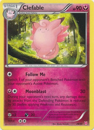 Clefable (28/30) [XY: Trainer Kit 1 - Wigglytuff]-1