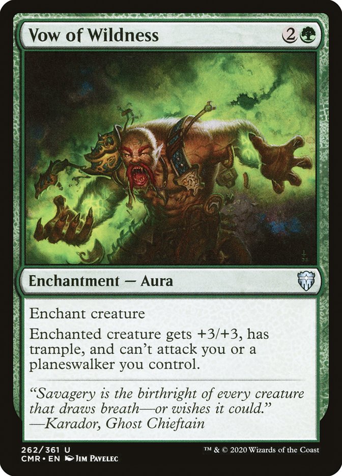 Vow of Wildness [Commander Legends]-1
