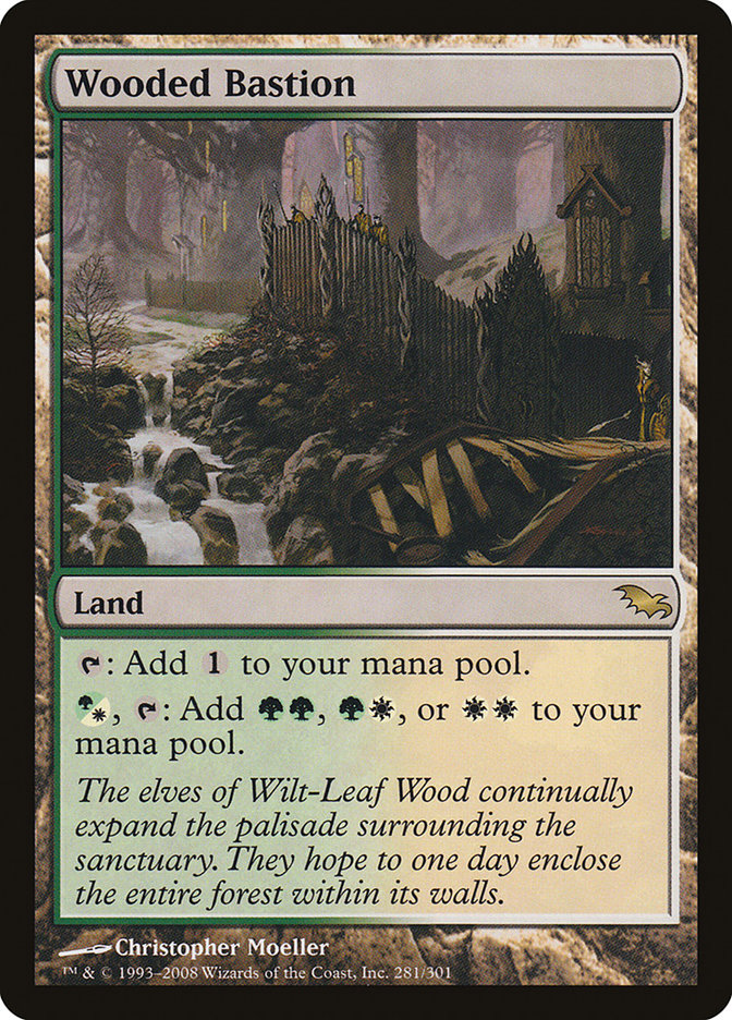 Wooded Bastion [Shadowmoor]-1