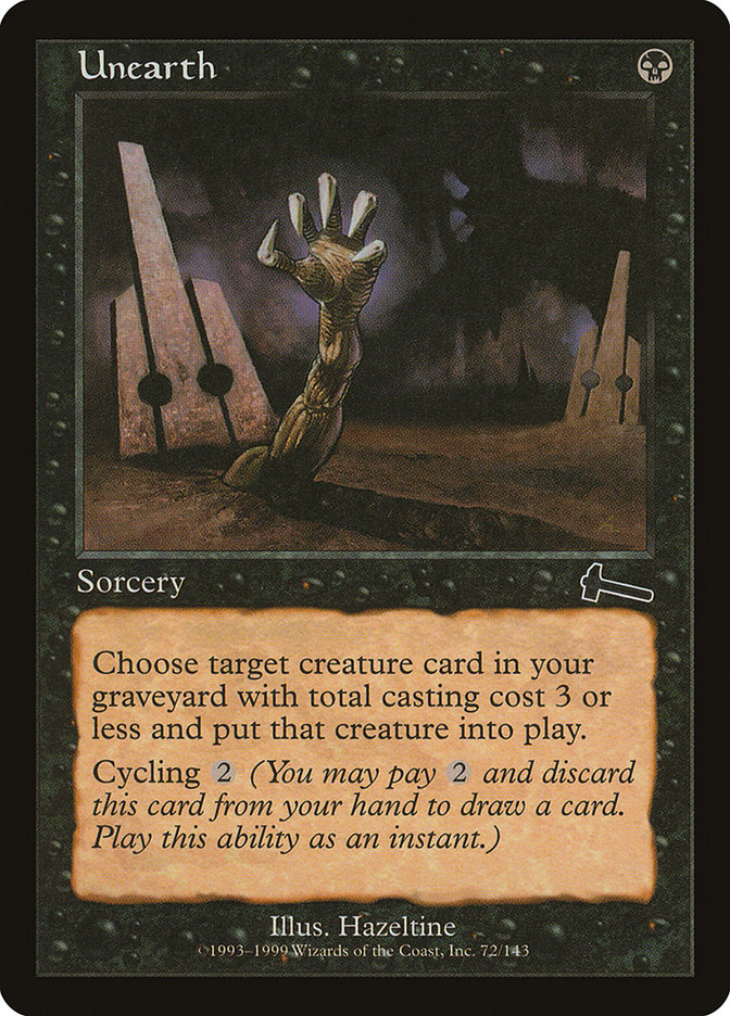 Unearth [Urza's Legacy]-1