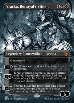 Vraska, Betrayal's Sting (Borderless Manga) [Phyrexia: All Will Be One]-1