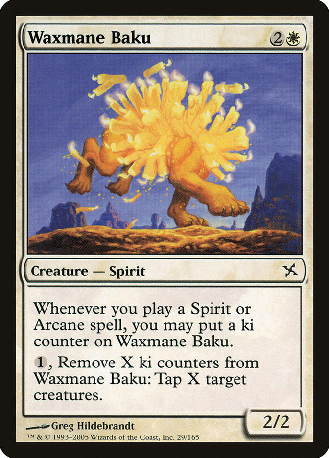 Waxmane Baku [Betrayers of Kamigawa]-1
