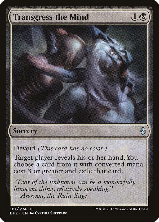 Transgress the Mind [Battle for Zendikar]-1