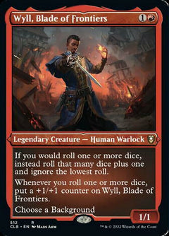 Wyll, Blade of Frontiers (Foil Etched) [Commander Legends: Battle for Baldur's Gate]-1