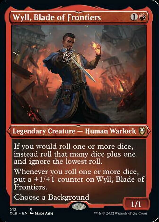 Wyll, Blade of Frontiers (Foil Etched) [Commander Legends: Battle for Baldur's Gate]-1