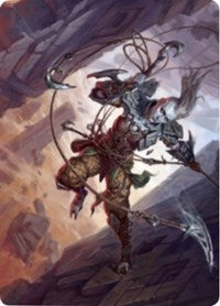 Akiri, Fearless Voyager Art Card [Zendikar Rising Art Series]-1