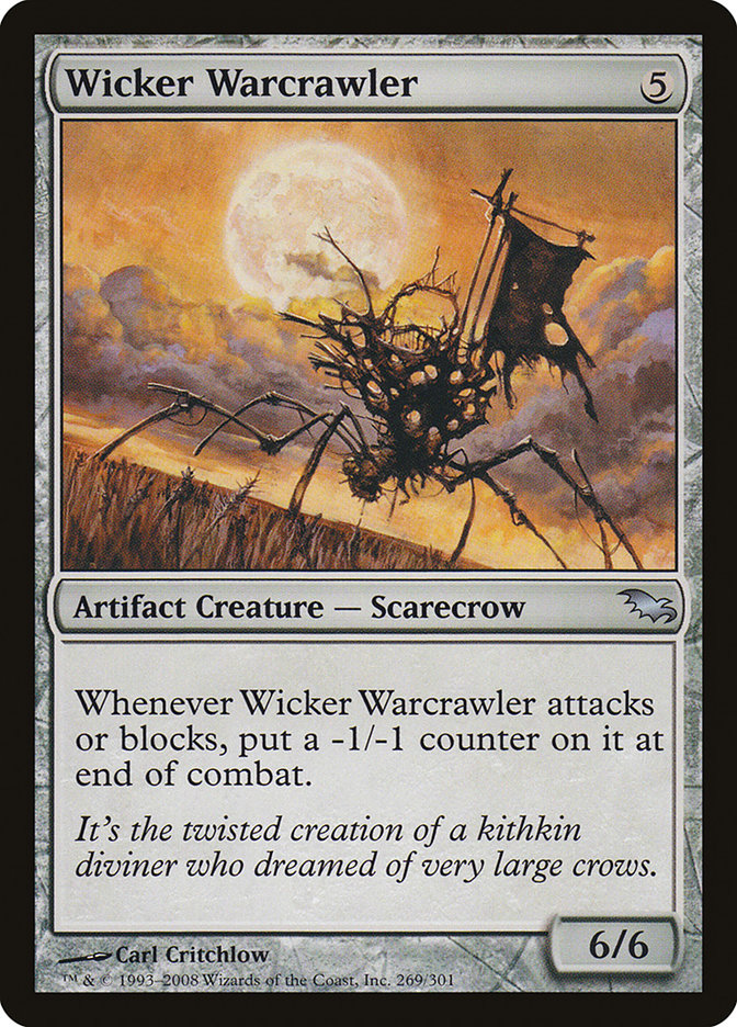 Wicker Warcrawler [Shadowmoor]-1
