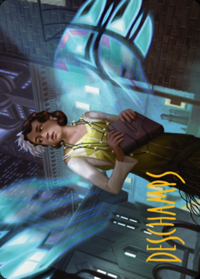 Giada, Font of Hope 1 Art Card (Gold-Stamped Signature) [Streets of New Capenna Art Series]-1