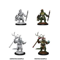 D&D Nolzurs Marvelous Unpainted Miniatures Lizardfolk & Lizardfolk Shaman-1