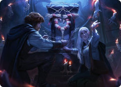 Faithful Mending Art Card [Innistrad: Midnight Hunt Art Series]-1