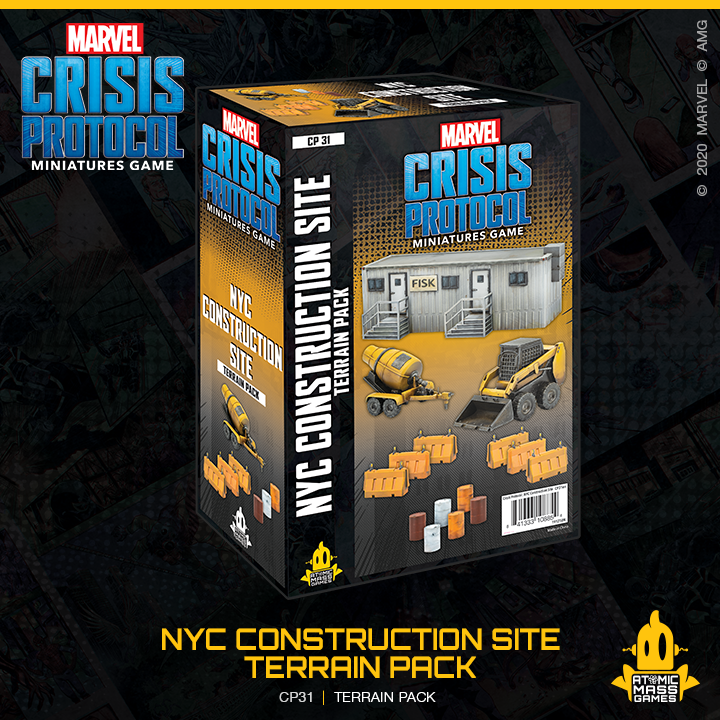 Marvel Crisis Protocol Miniatures Game NYC Construction Site Terrain-1