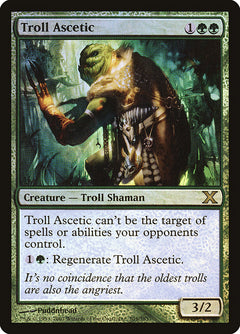 Troll Ascetic (Premium Foil) [Tenth Edition]-1
