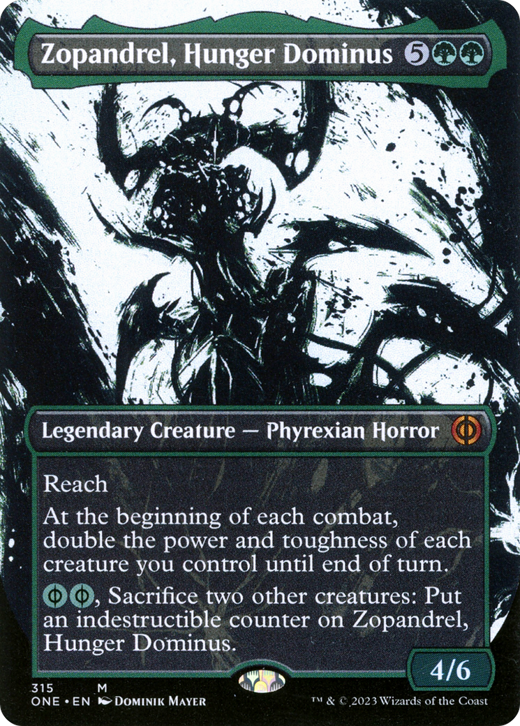 Zopandrel, Hunger Dominus (Borderless Ichor) [Phyrexia: All Will Be One]-1
