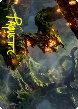 Forest Art Card (Gold-Stamped Signature) [Strixhaven: School of Mages Art Series]-1