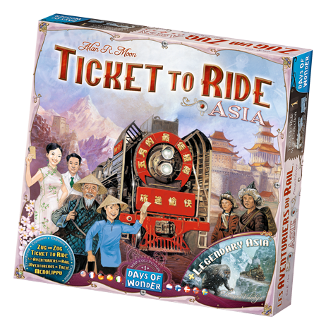 Ticket to Ride Asia Map-1
