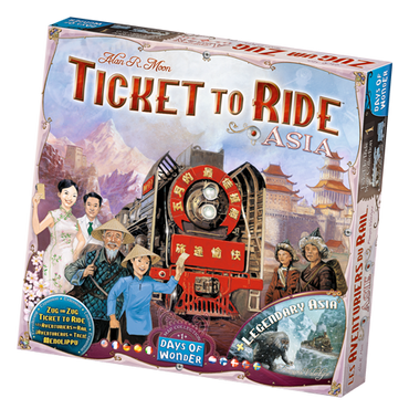 Ticket to Ride Asia Map