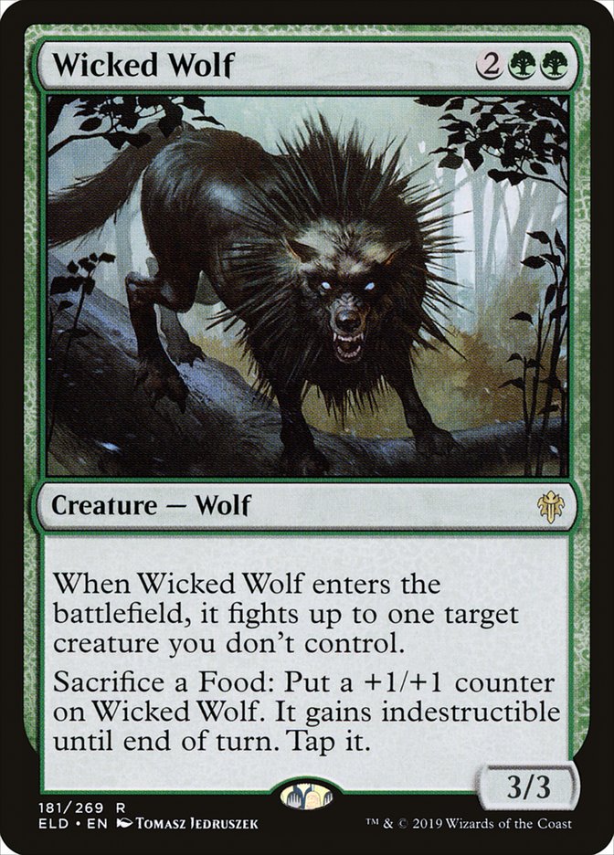 Wicked Wolf [Throne of Eldraine]-1