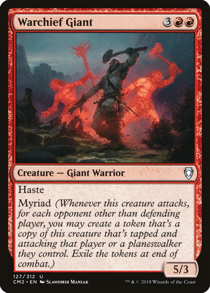 Warchief Giant [Commander Anthology Volume II]-1