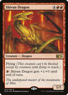 Shivan Dragon [Welcome Deck 2016]-1