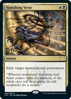 Vanishing Verse [Strixhaven: School of Mages Prerelease Promos]-1