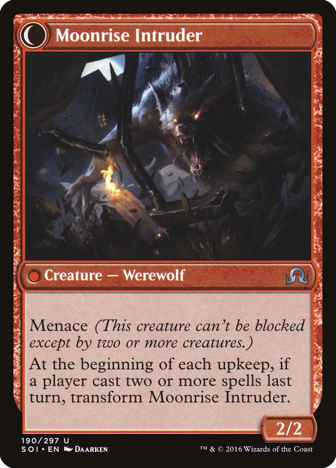Village Messenger // Moonrise Intruder [Shadows over Innistrad]-2