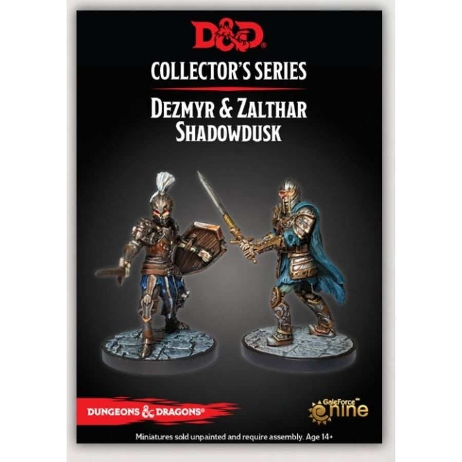 D&D Collectors Series Miniatures Waterdeep Dungeon of the Mad Mage Dezmyr & Zalthar Shadowdusk