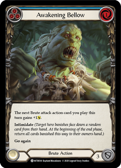 Awakening Bellow (Blue) [U-WTR034] (Welcome to Rathe Unlimited)  Unlimited Rainbow Foil-1