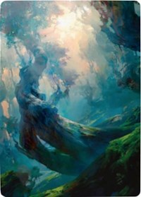 Forest 3 Art Card [Zendikar Rising Art Series]-1