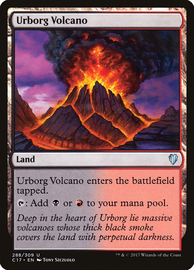 Urborg Volcano [Commander 2017]-1