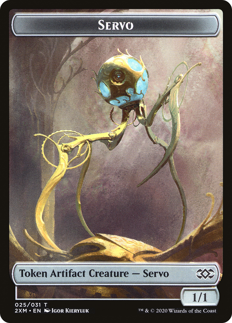 Human Soldier // Servo Double-Sided Token [Double Masters Tokens]-2