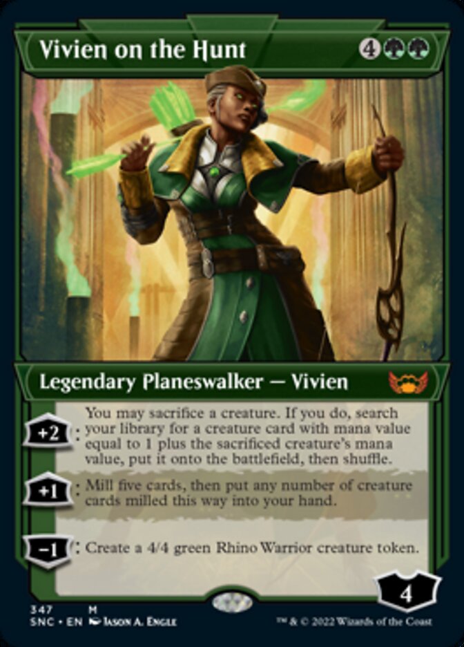 Vivien on the Hunt (Showcase Art Deco) [Streets of New Capenna]-1
